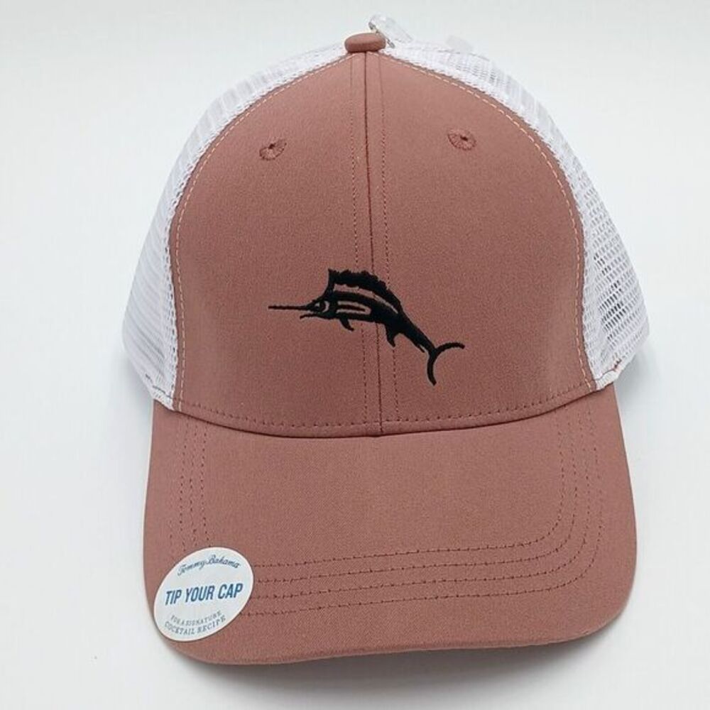 Tommy Bahama Tip Your Cap Mesh Snapback Hat Baja Margarita Cocktail Truckers NWT